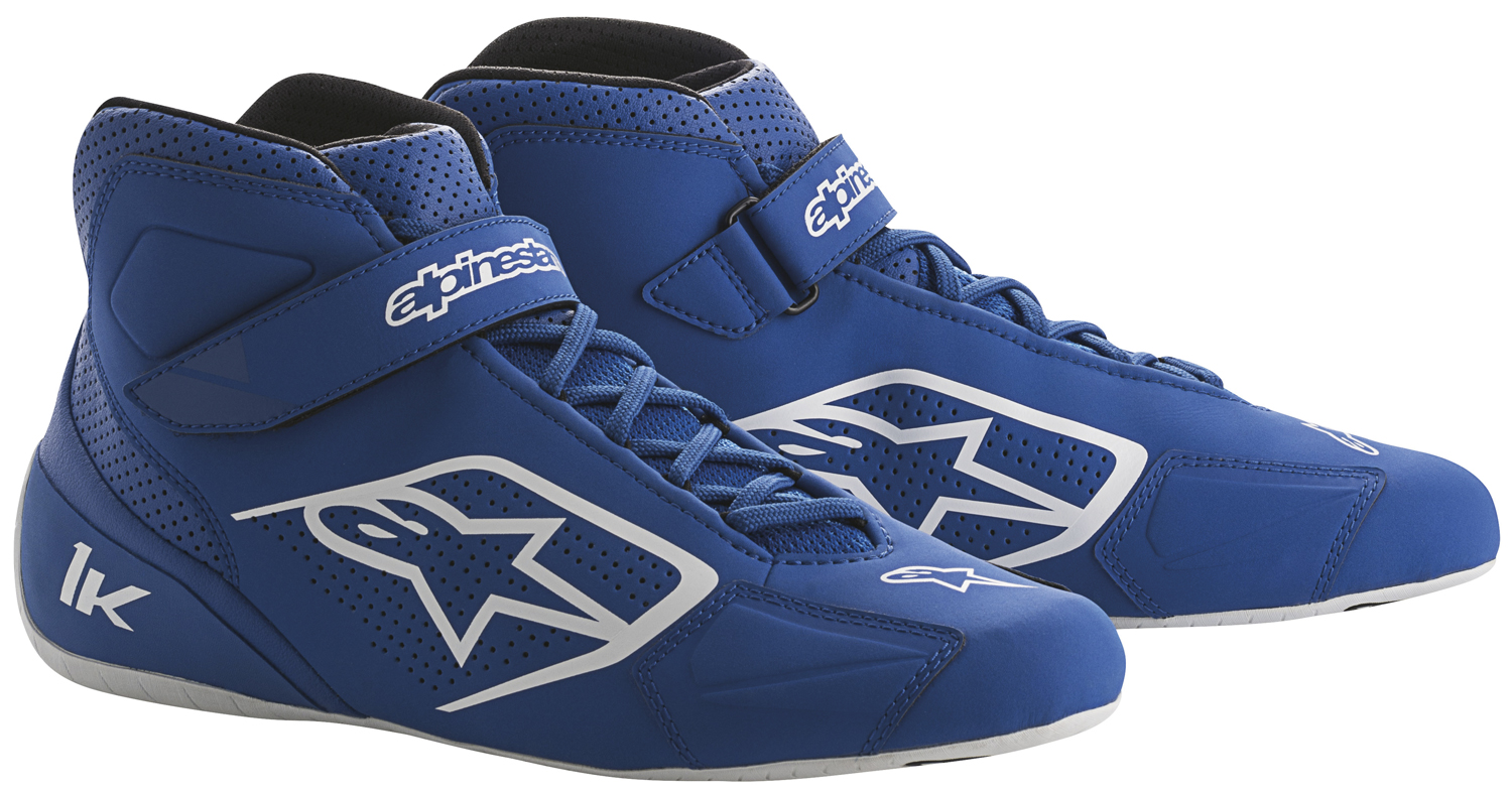 Alpinestars Kartschuh Tech 1K, blau/weiß