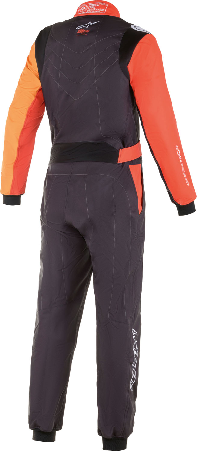 Alpinestars Kartoverall KMX9 v2 Graph, schwarz/orange