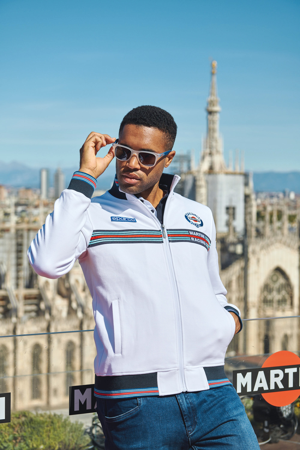 Sparco Sweatjacke Full Zip | Martini Racing