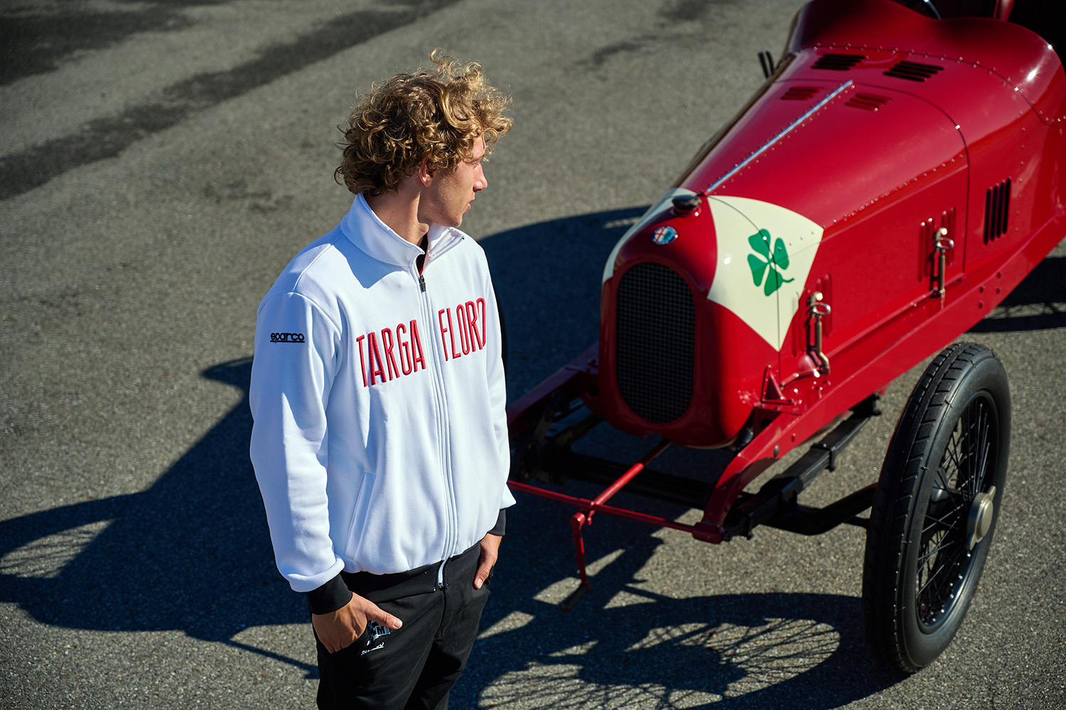 Sparco Fullzip Sweatshirt Targa Florio