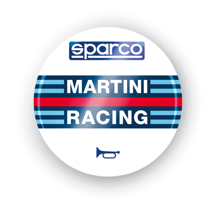 Sparco Hupenknopf-Emblem | Martini Racing
