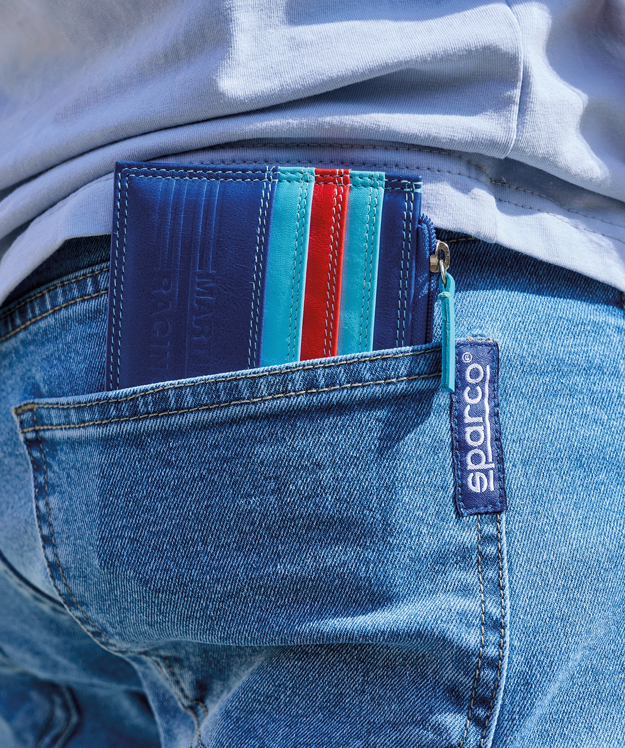 Sparco Leder Brieftasche | Martini Racing