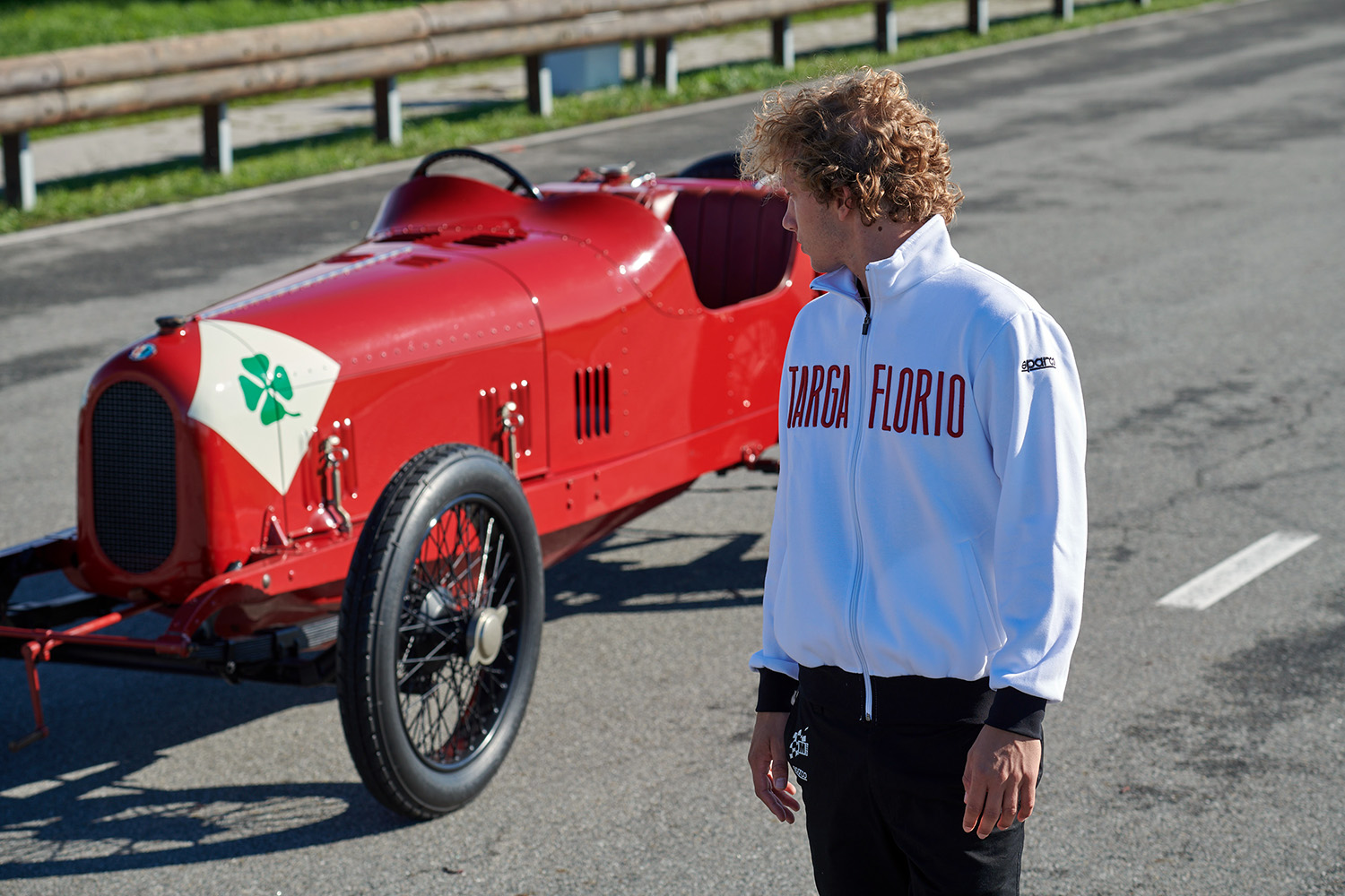 Sparco Fullzip Sweatshirt Targa Florio