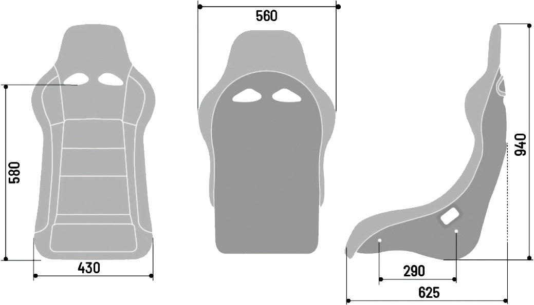 Sparco Sportsitz QRT Performance, schwarz