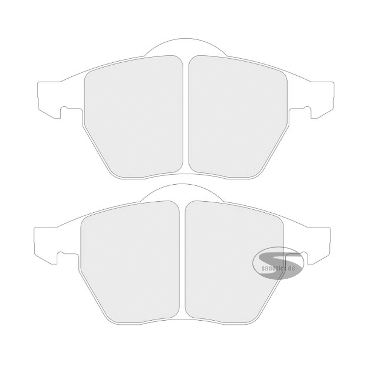 CL Brakes Bremsbelag RC 8R