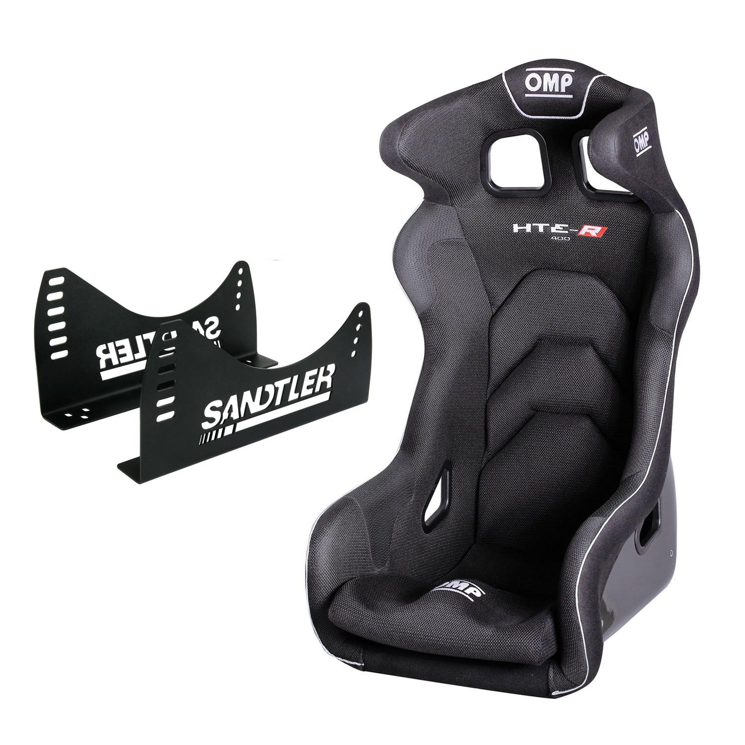 OMP Rennsitz HTE-R 400 + Stahlkonsole (3030)