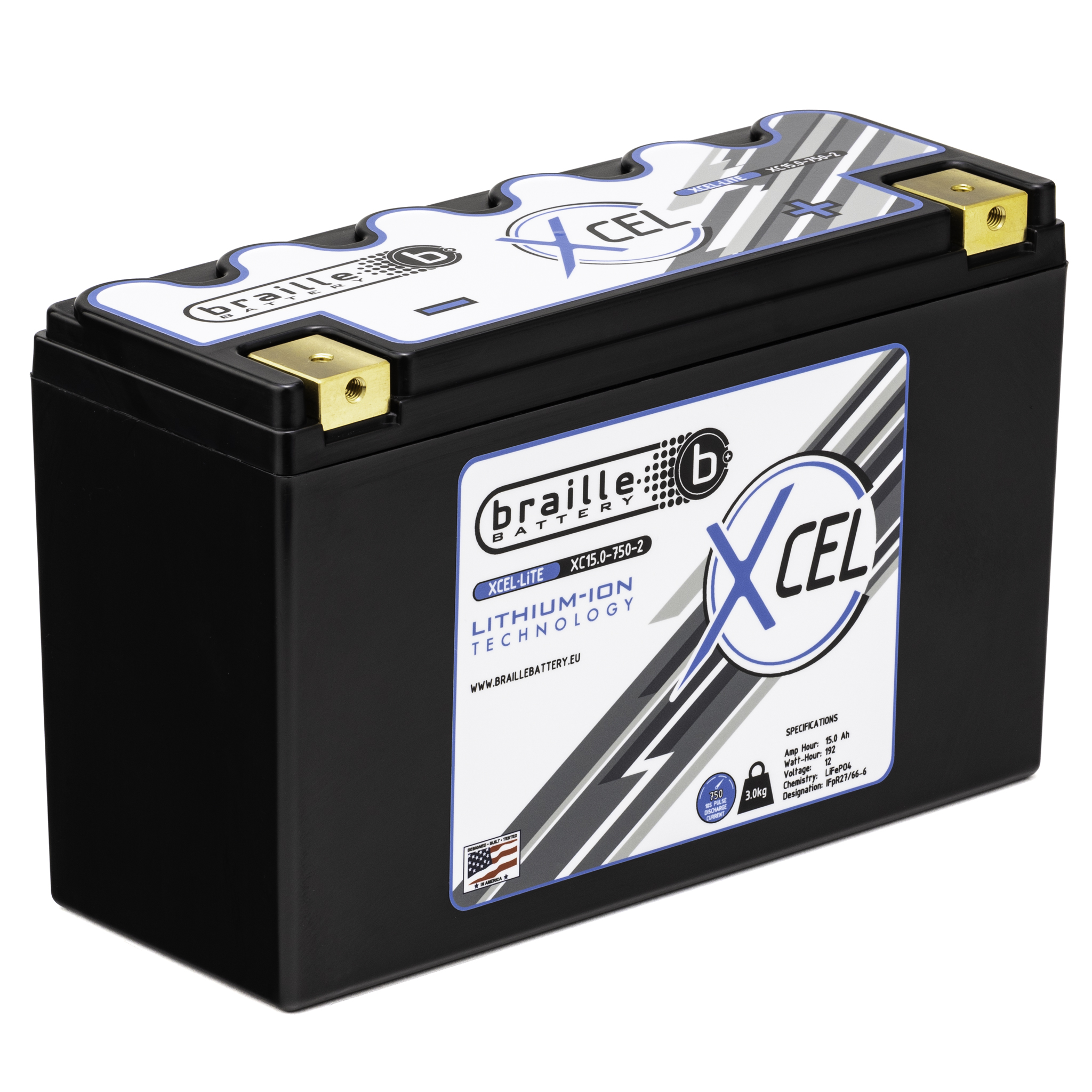 Braille Lithium-Batterie (Rechts +)