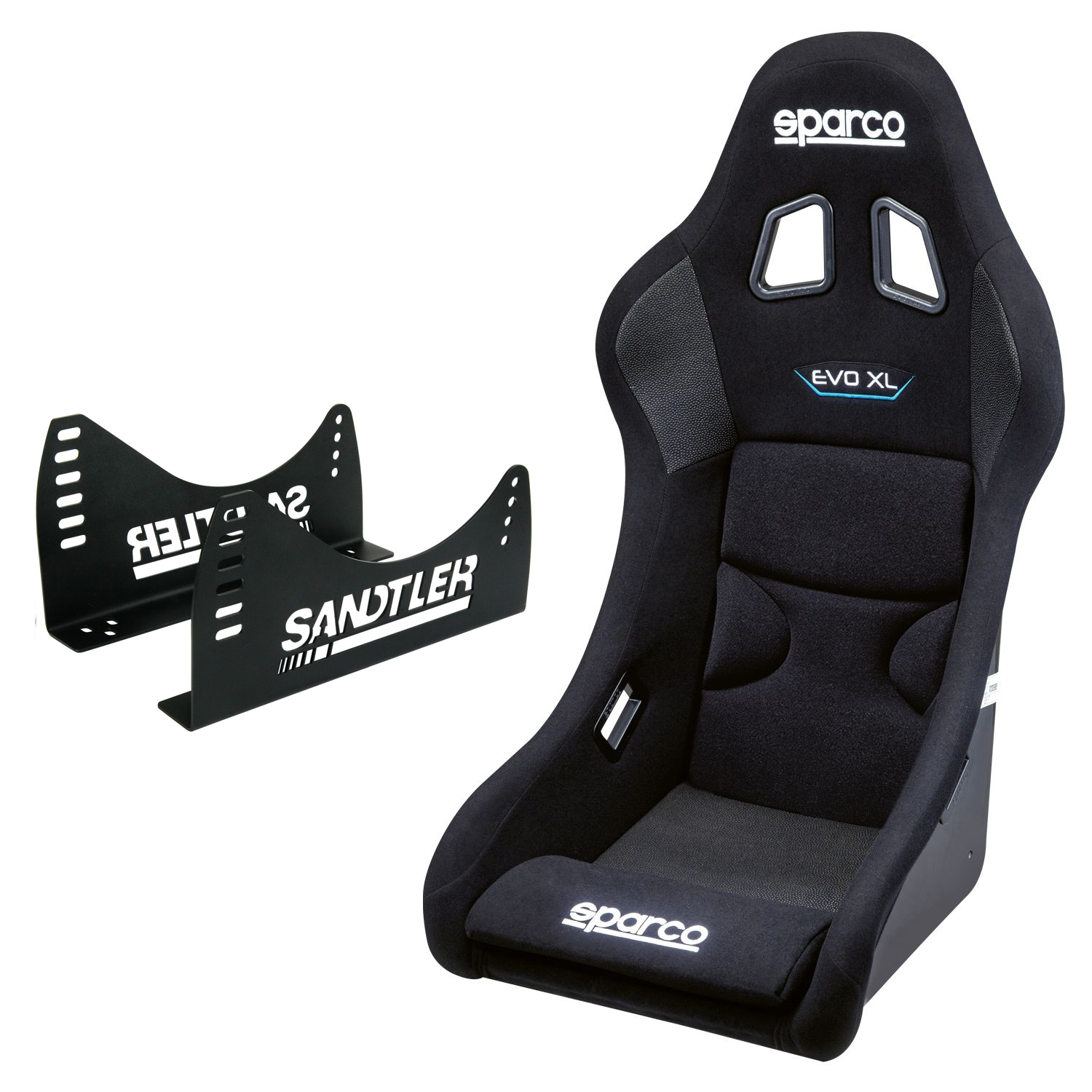 Sparco Rennsitz EVO XL QRT + Stahlkonsole (3030)