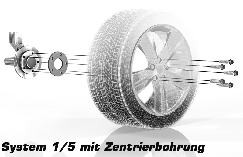 Eibach Spurverbreiterungen mit Zentrierbohrung