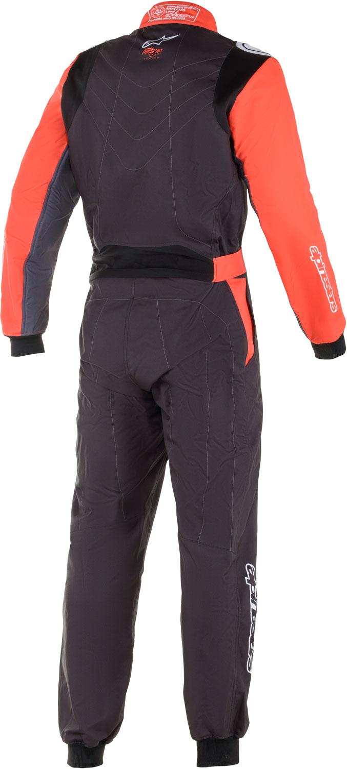 Alpinestars Kartoverall KMX9 v2 Graph, schwarz/rot