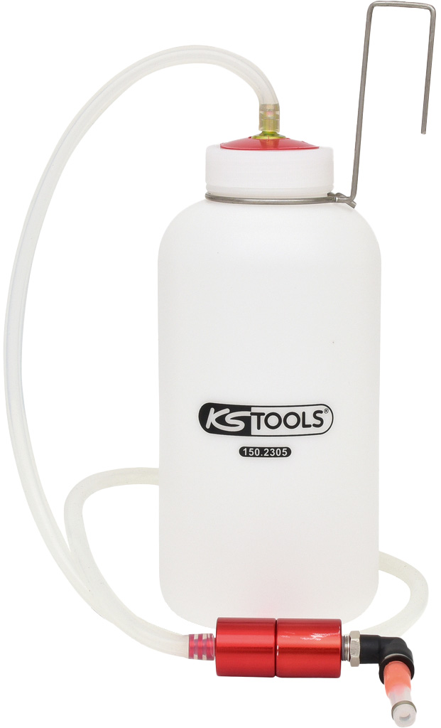KS Tools „Ein-Mann“-Bremsenentlüfter mit Auffangflasche