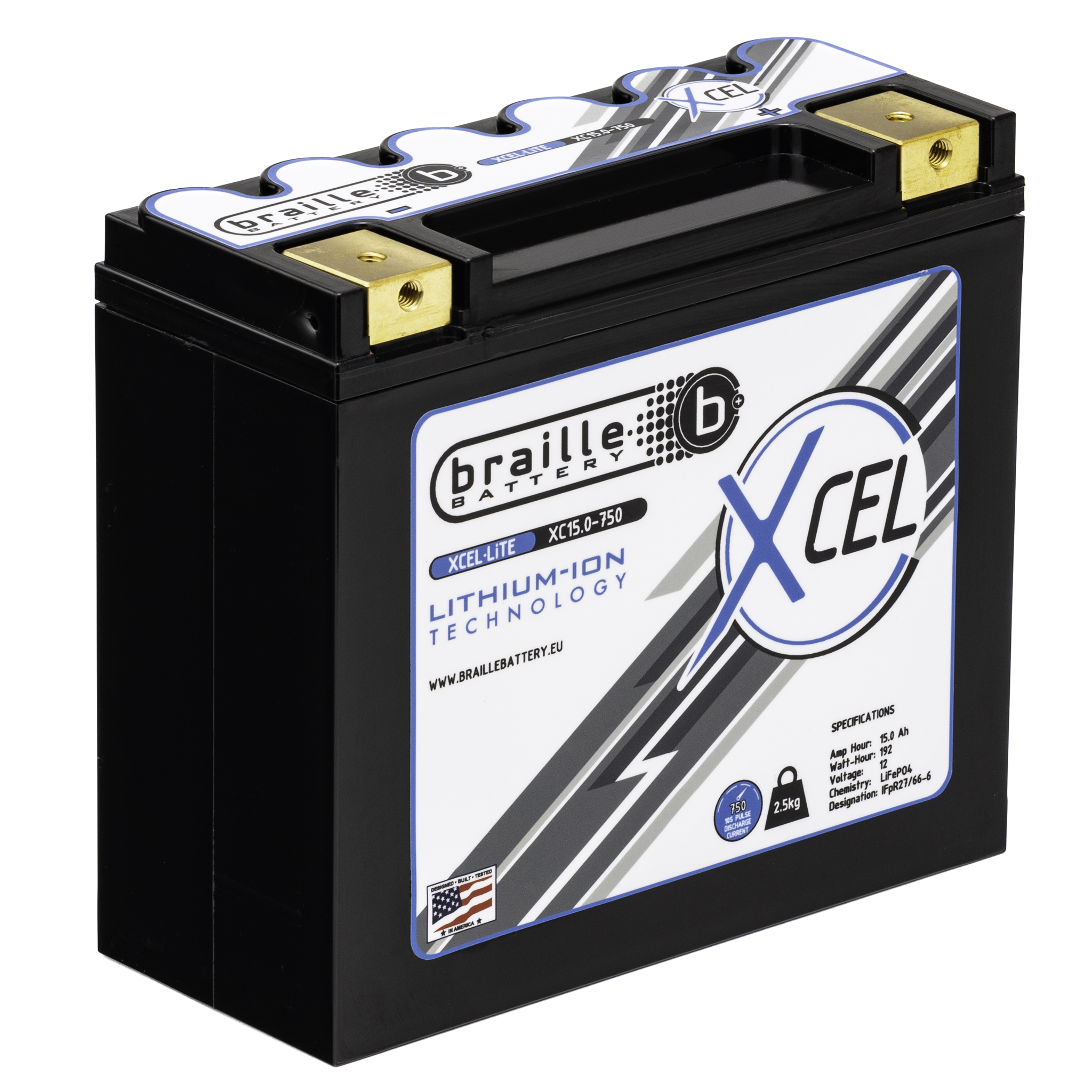 Braille Lithium-Batterie (Rechts +)