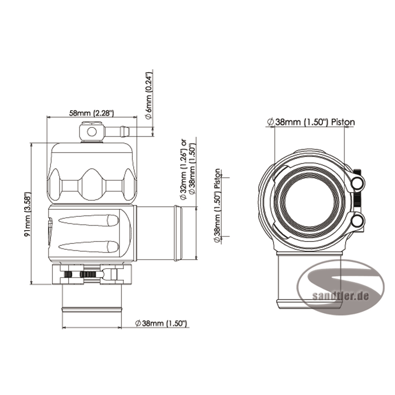 Turbosmart Plumb Back