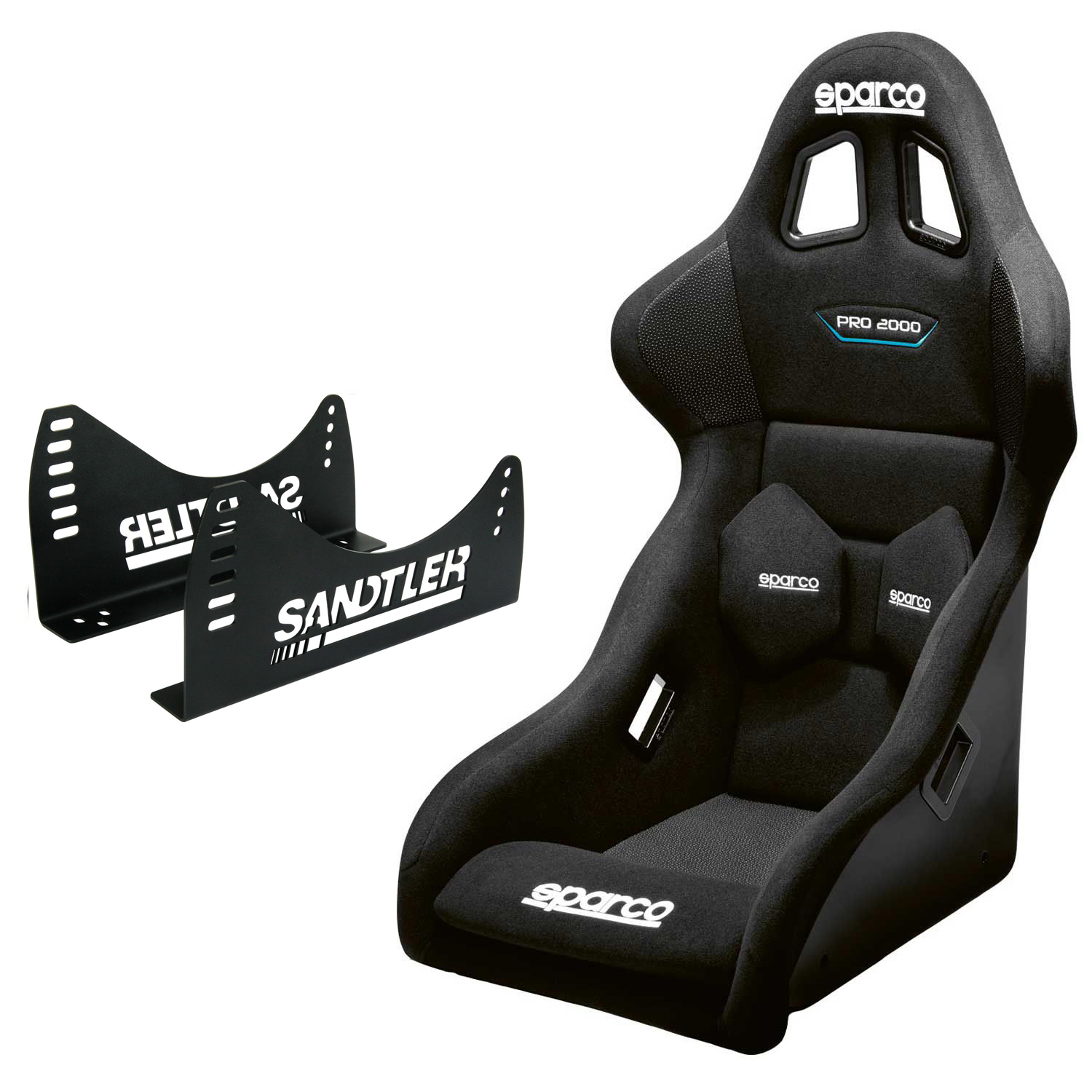 Sparco Rennsitz Pro 2000 QRT Sparco + Stahlkonsole (3030)