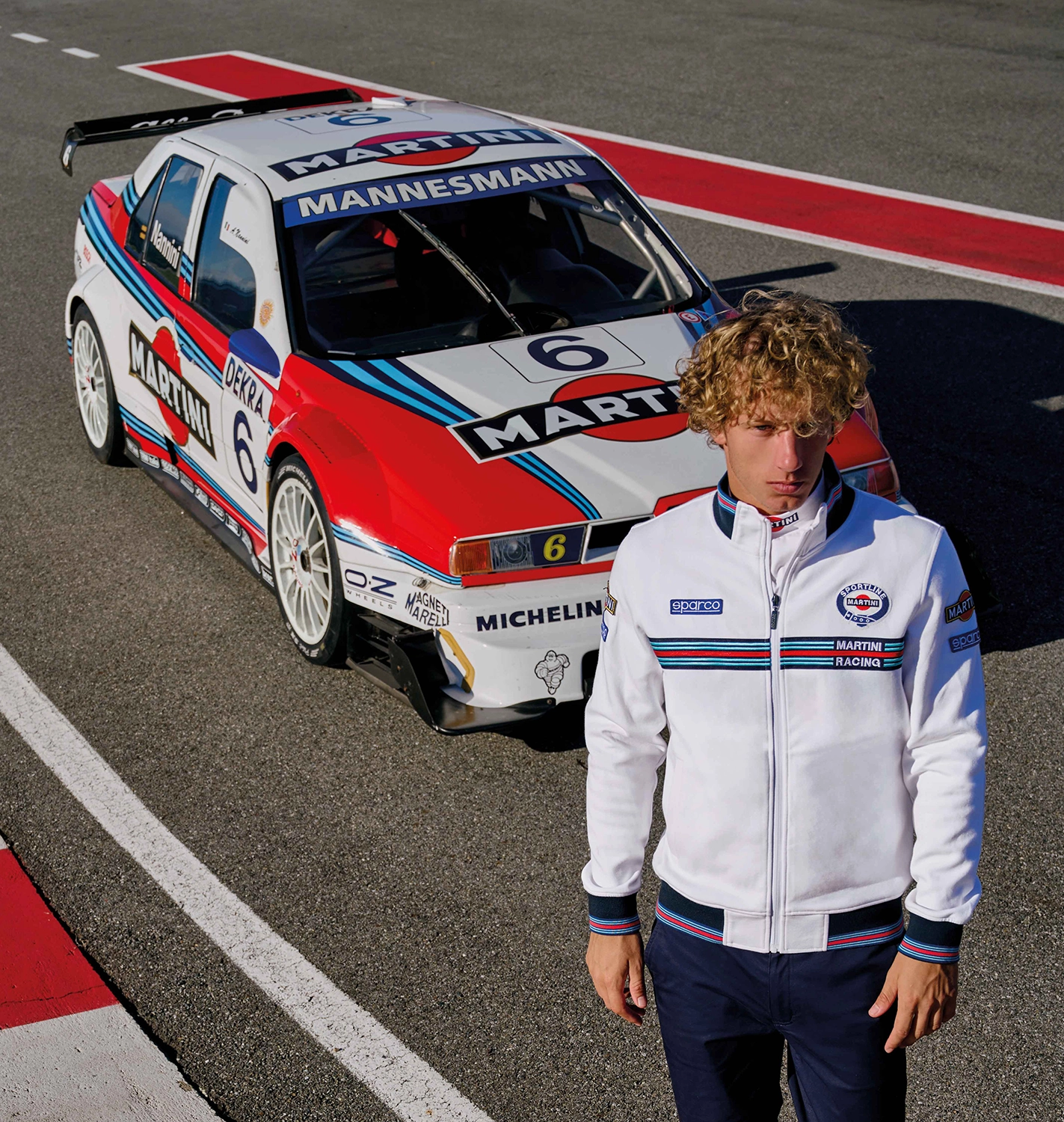 Sparco Sweatjacke Full Zip | Martini Racing