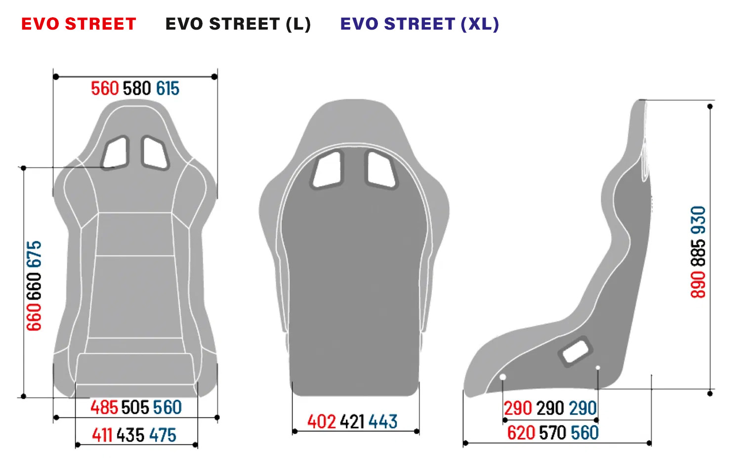 Sparco Sportsitz EVO STREET