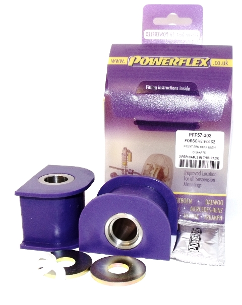 Powerflex (2) VA Querlenker, hinten (eine Seite abgeflacht)