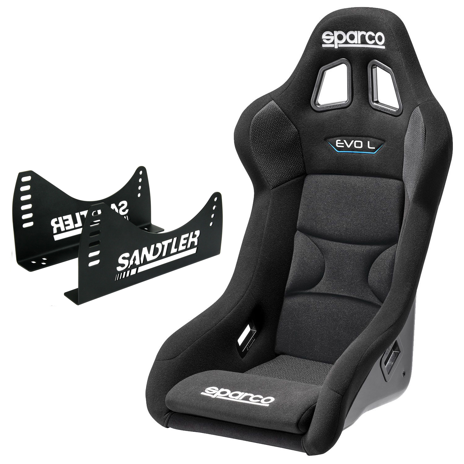 Sparco Rennsitz EVO L QRT + Stahlkonsole (3030)