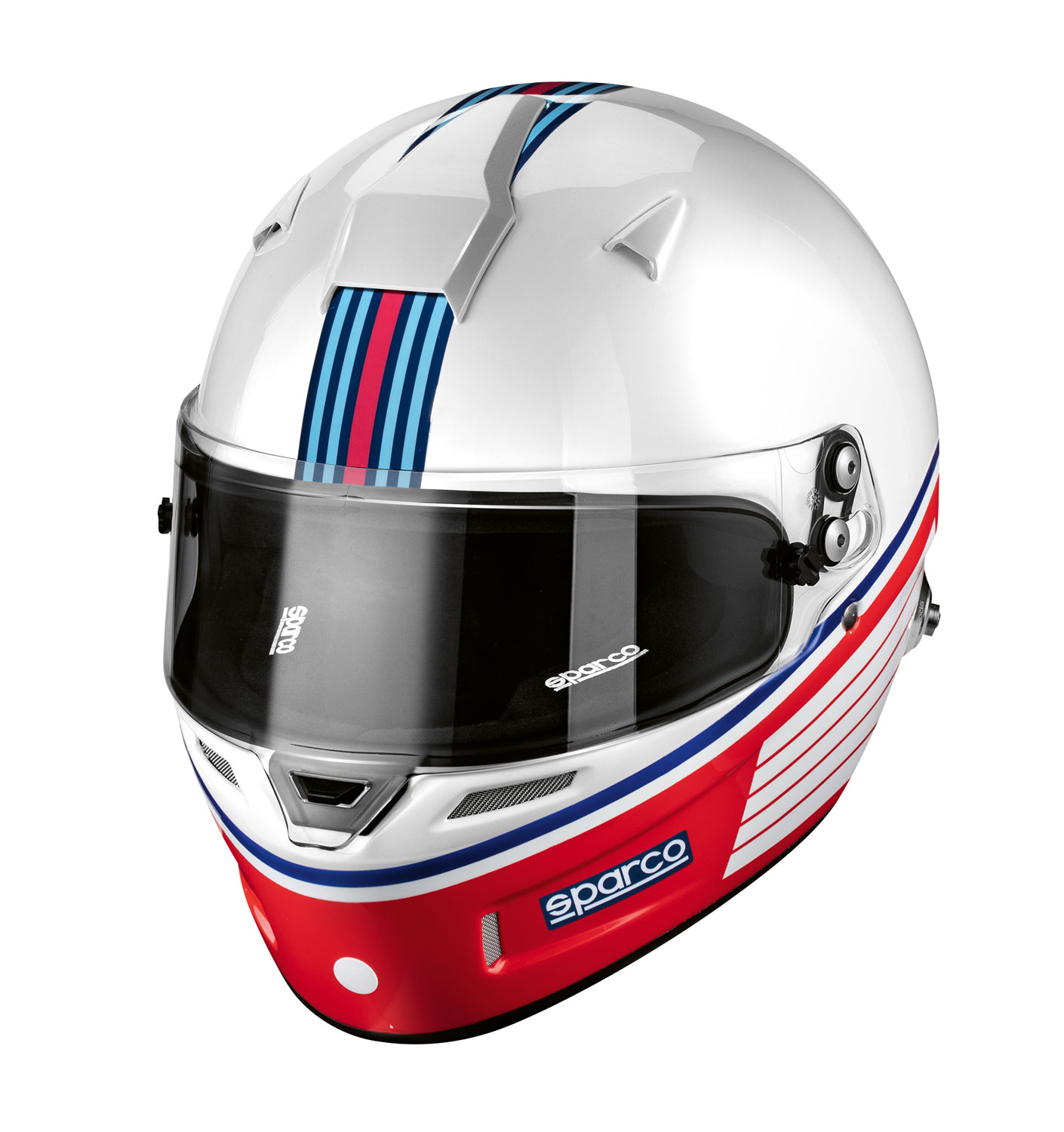 Sparco Helm | Martini Racing (Streifen-Design)