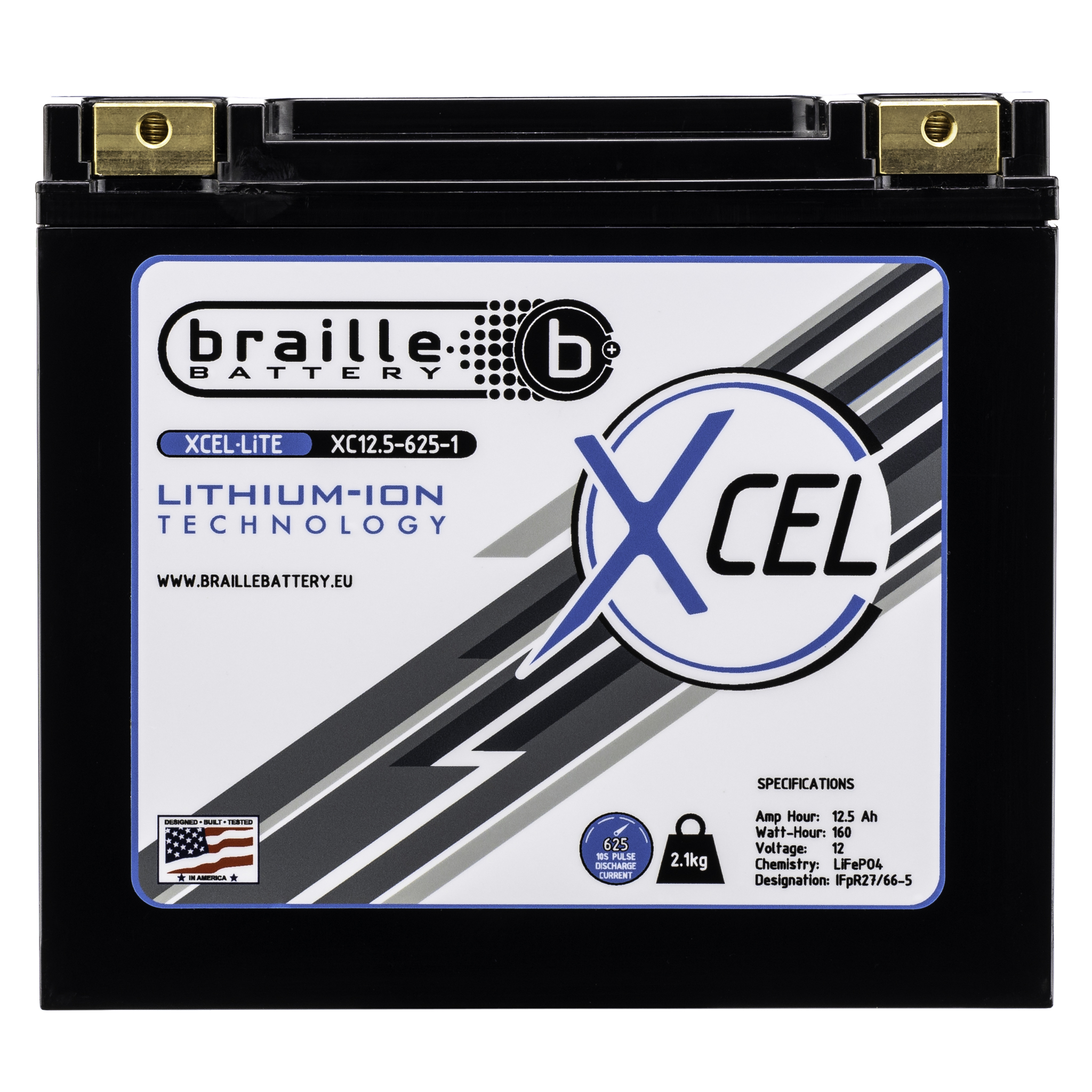 Braille Lithium-Batterie (Rechts +)