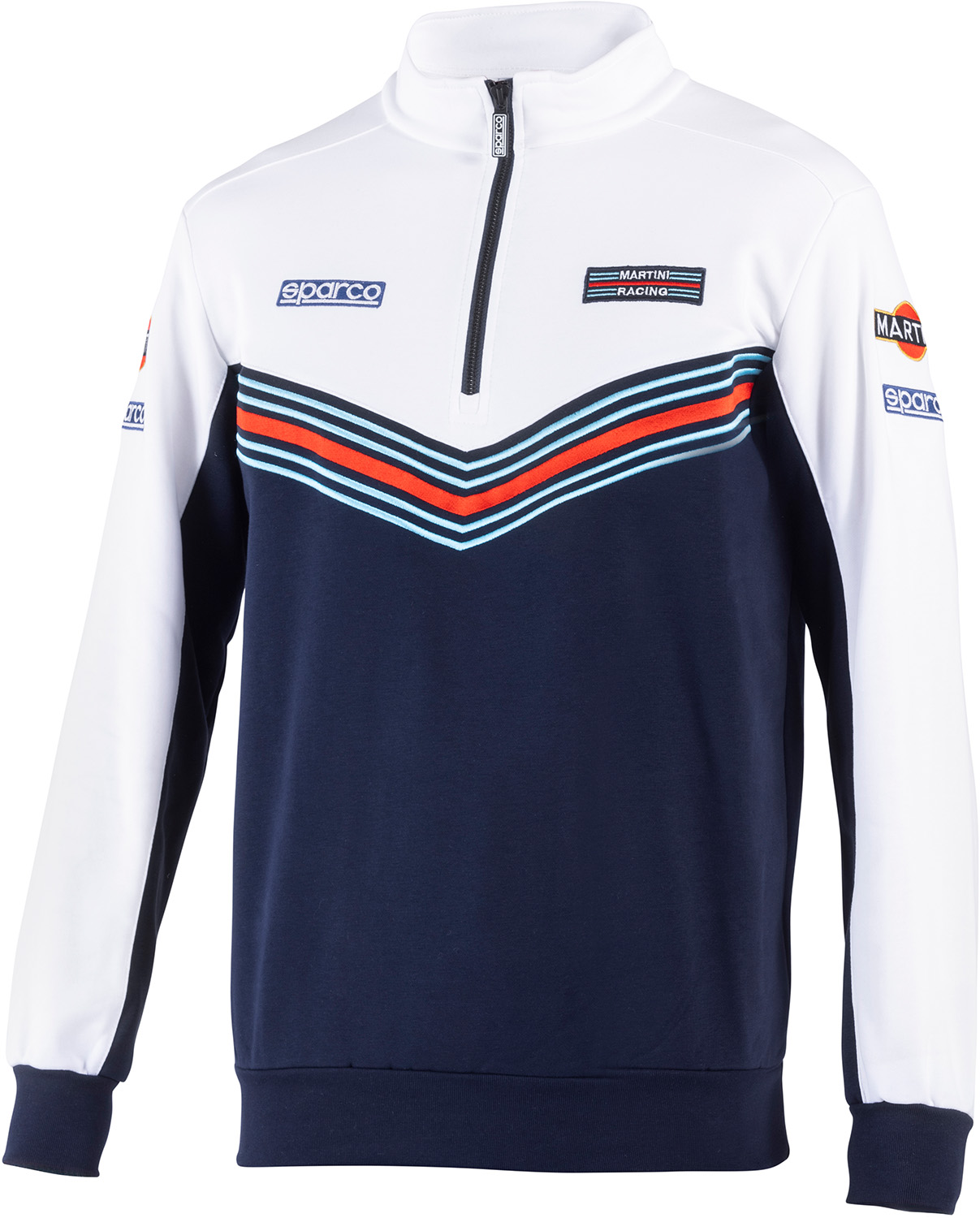 Sparco Sweatshirt Half Zip | Martini Racing