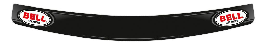 BELL Visieraufkleber, schwarz