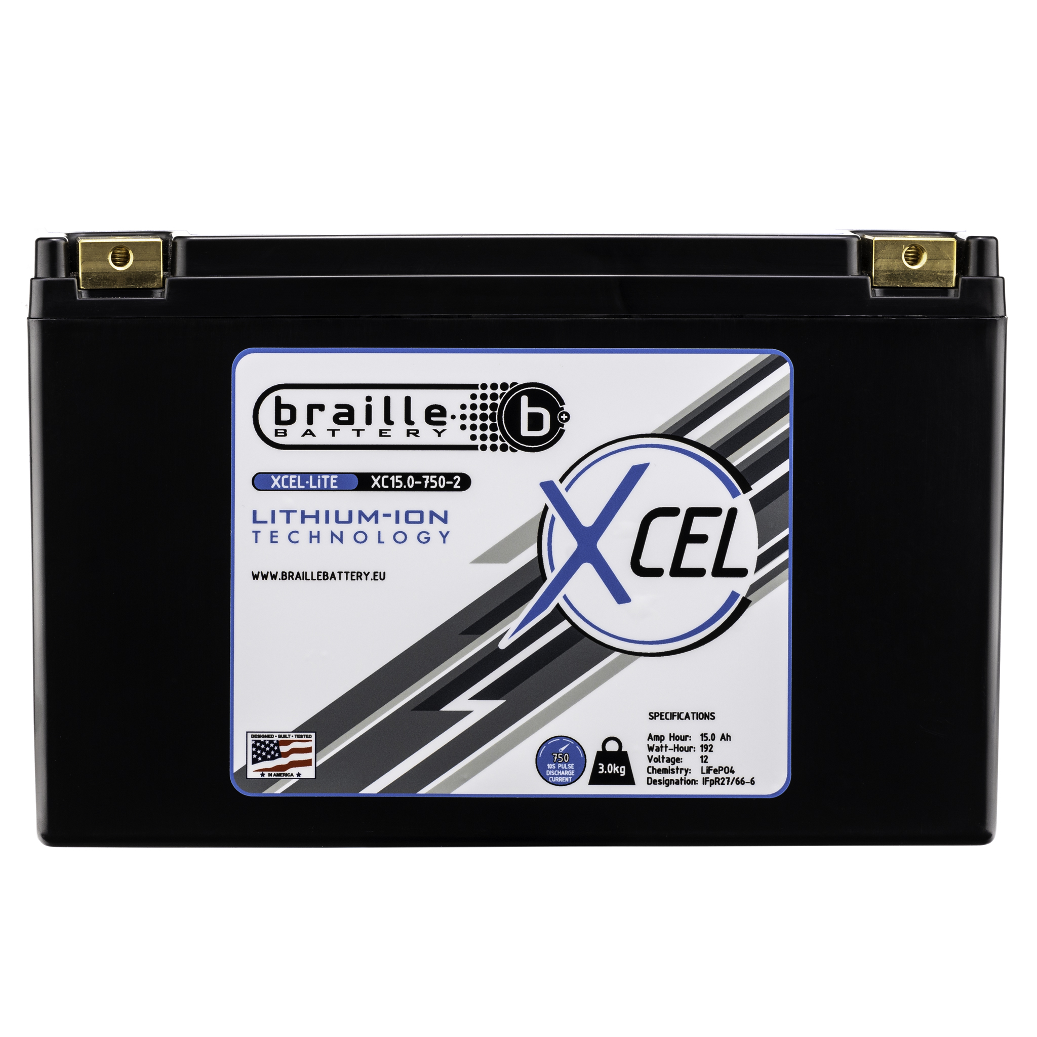 Braille Lithium-Batterie (Rechts +)