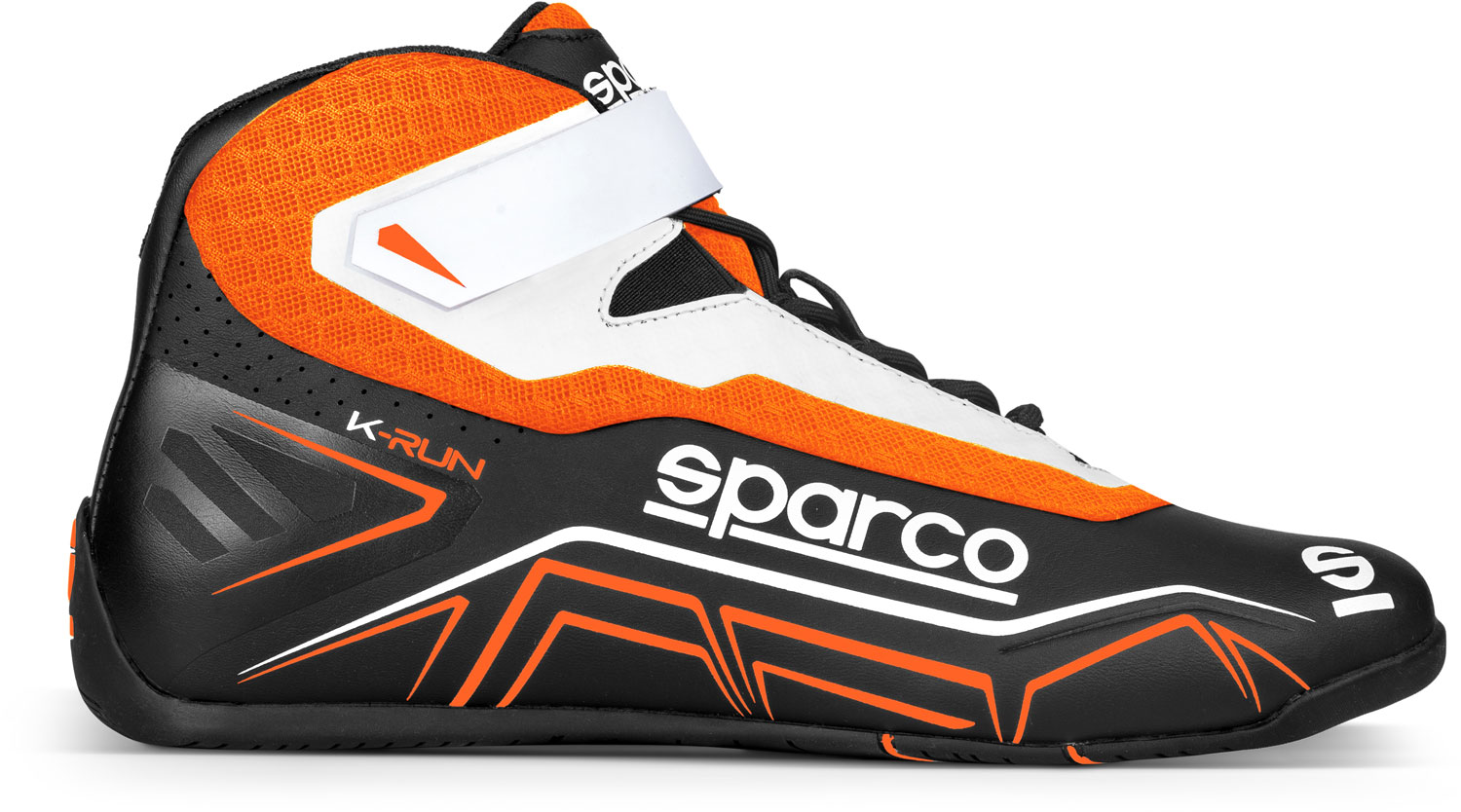 Sparco Kartschuh K-RUN, schwarz/orange