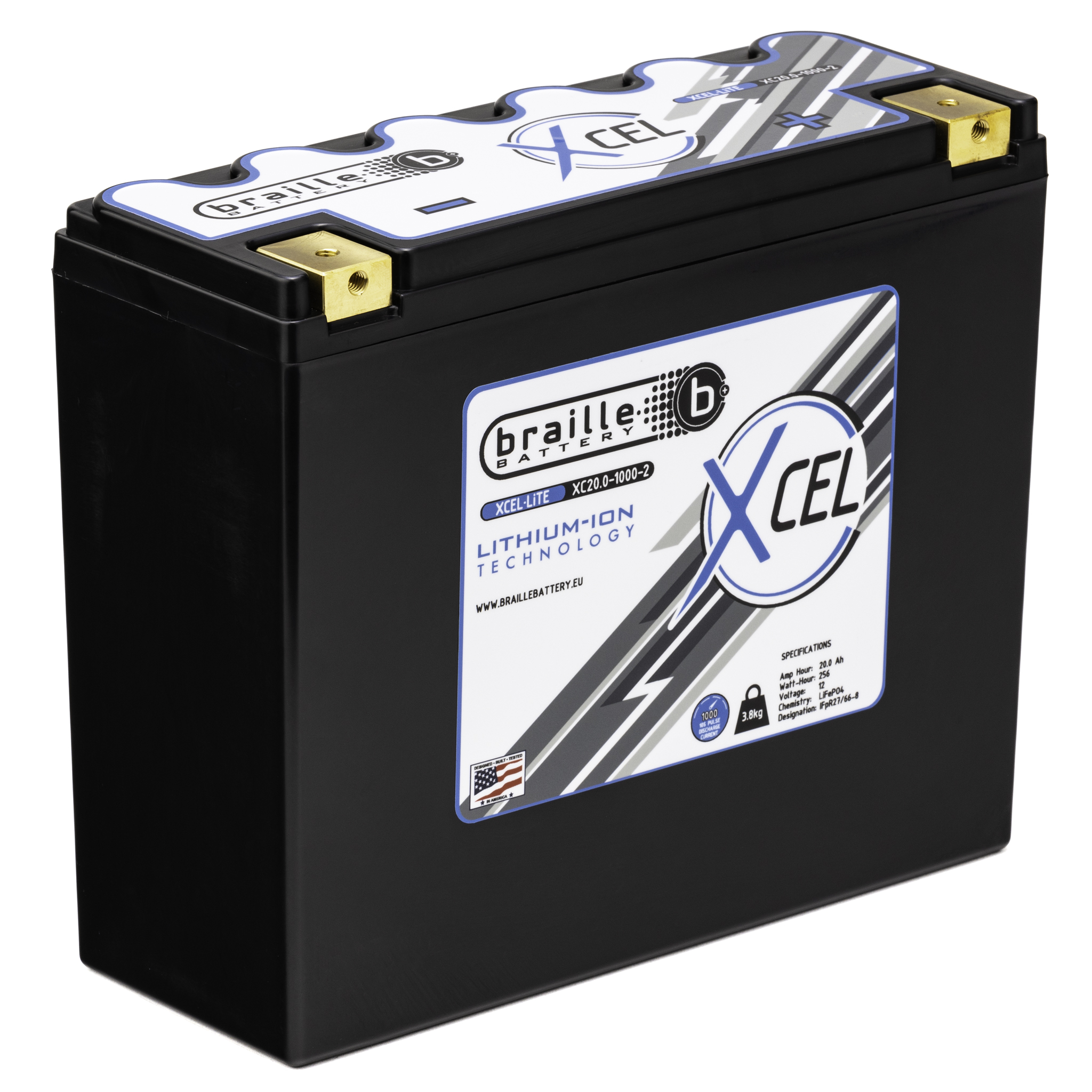 Braille Lithium-Batterie (Rechts +)
