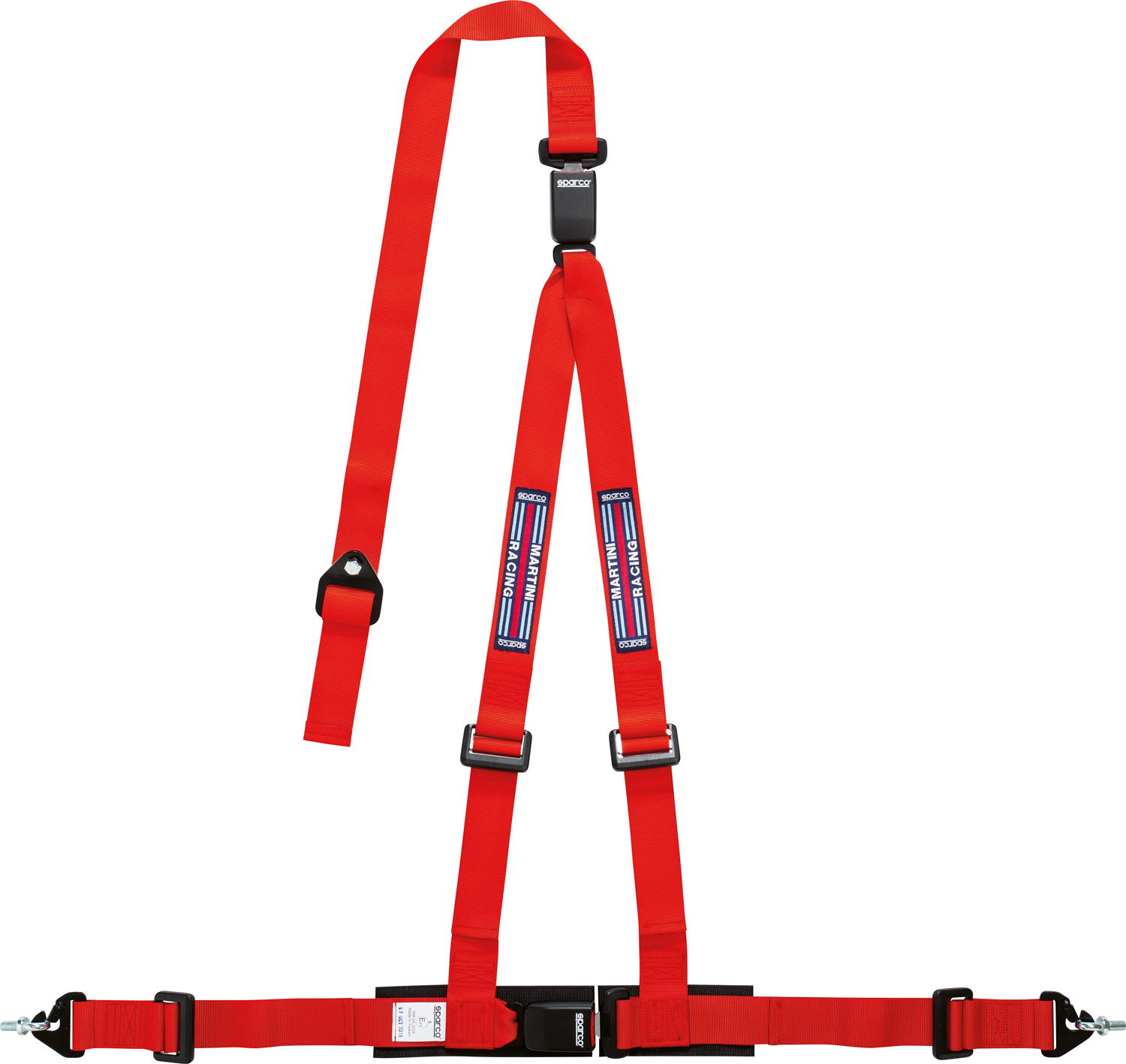Sparco Sportgurt mit ECE Zulassung Martini Racing, rot