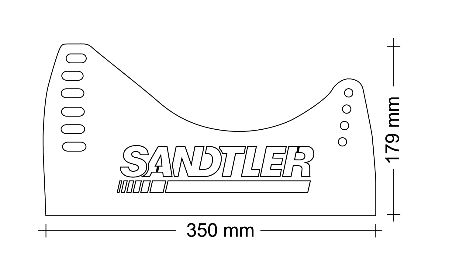 Sandtler Konsole für seitliche Befestigung