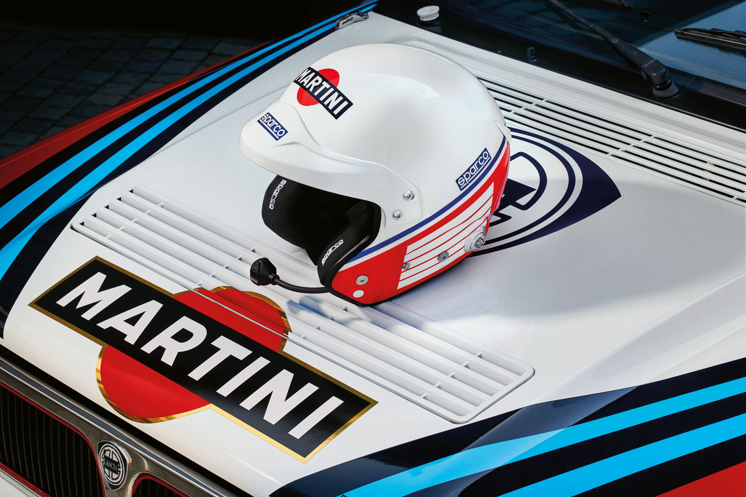 Sparco Helm Air Pro RJ-5i | Martini Racing (Logo-Design)