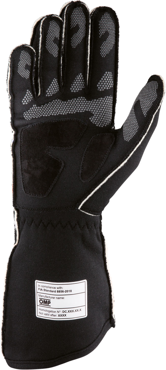 OMP Handschuh Tecnica, schwarz/rot