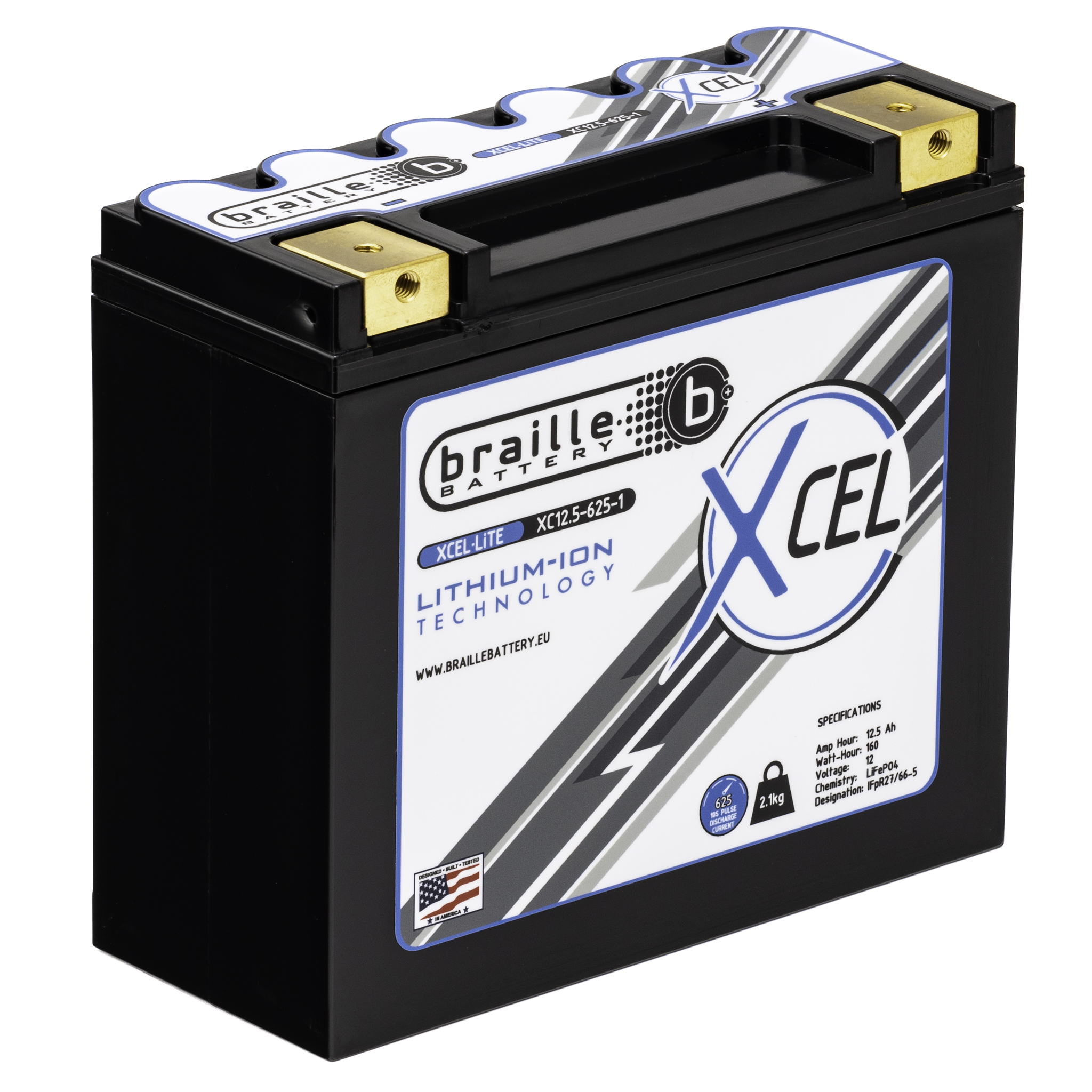 Braille Lithium-Batterie (Rechts +)