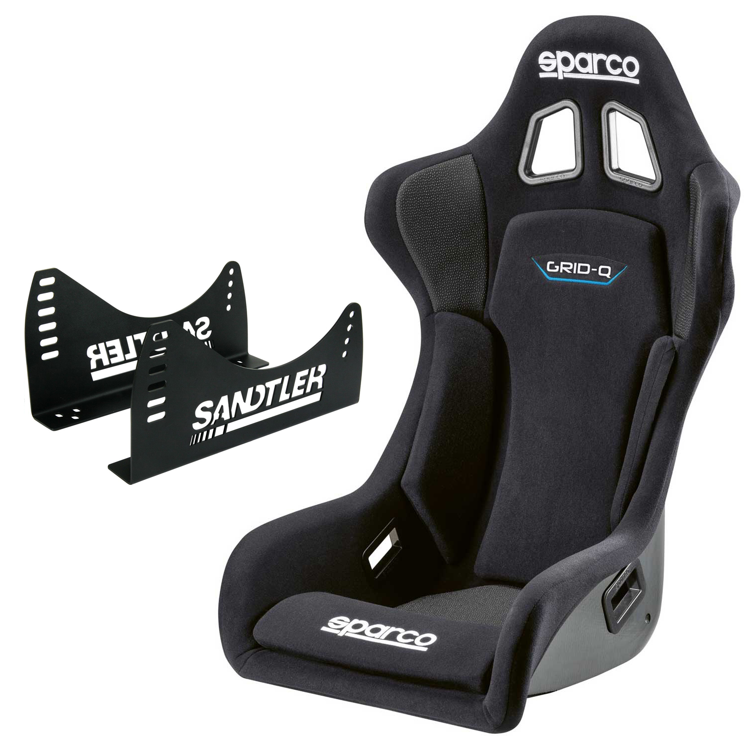 Sparco Rennsitz Grid-Q + Stahlkonsole (3030)