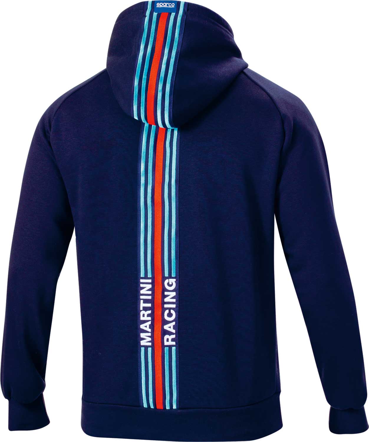 Sparco Hoodie Big Stripes | Martini Racing