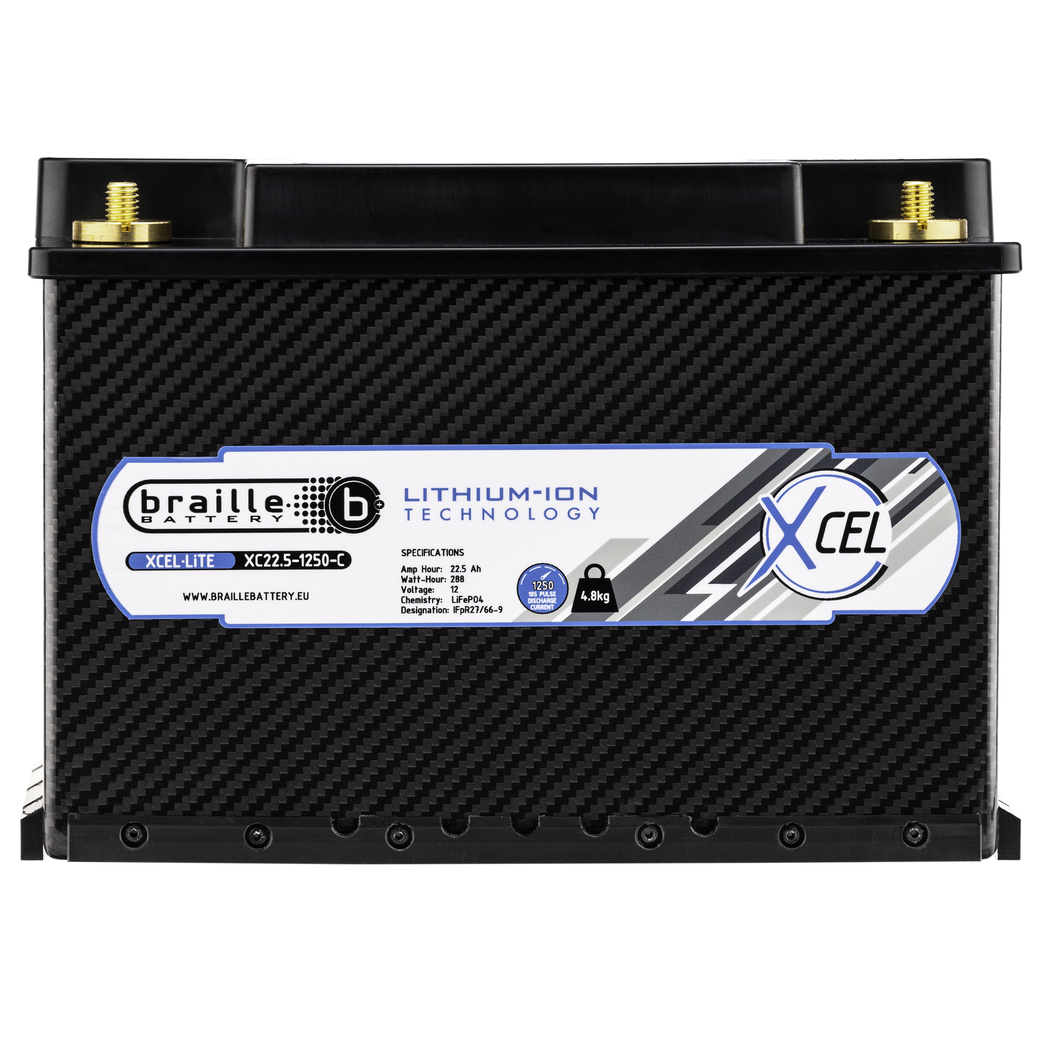 Braille Lithium-Batterie (Rechts +)