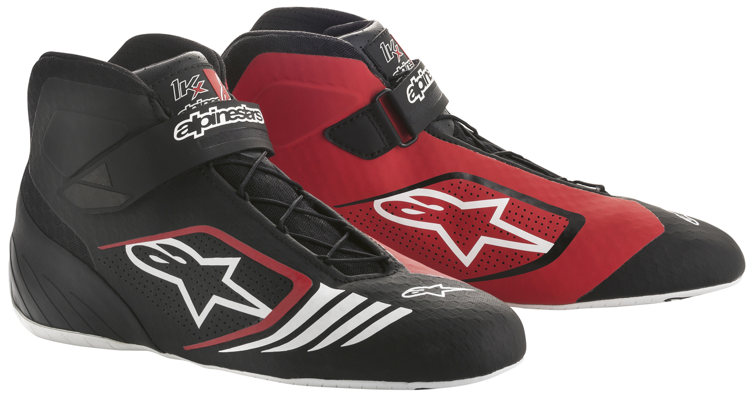 Alpinestars Kartschuh Tech 1KX, schwarz/rot