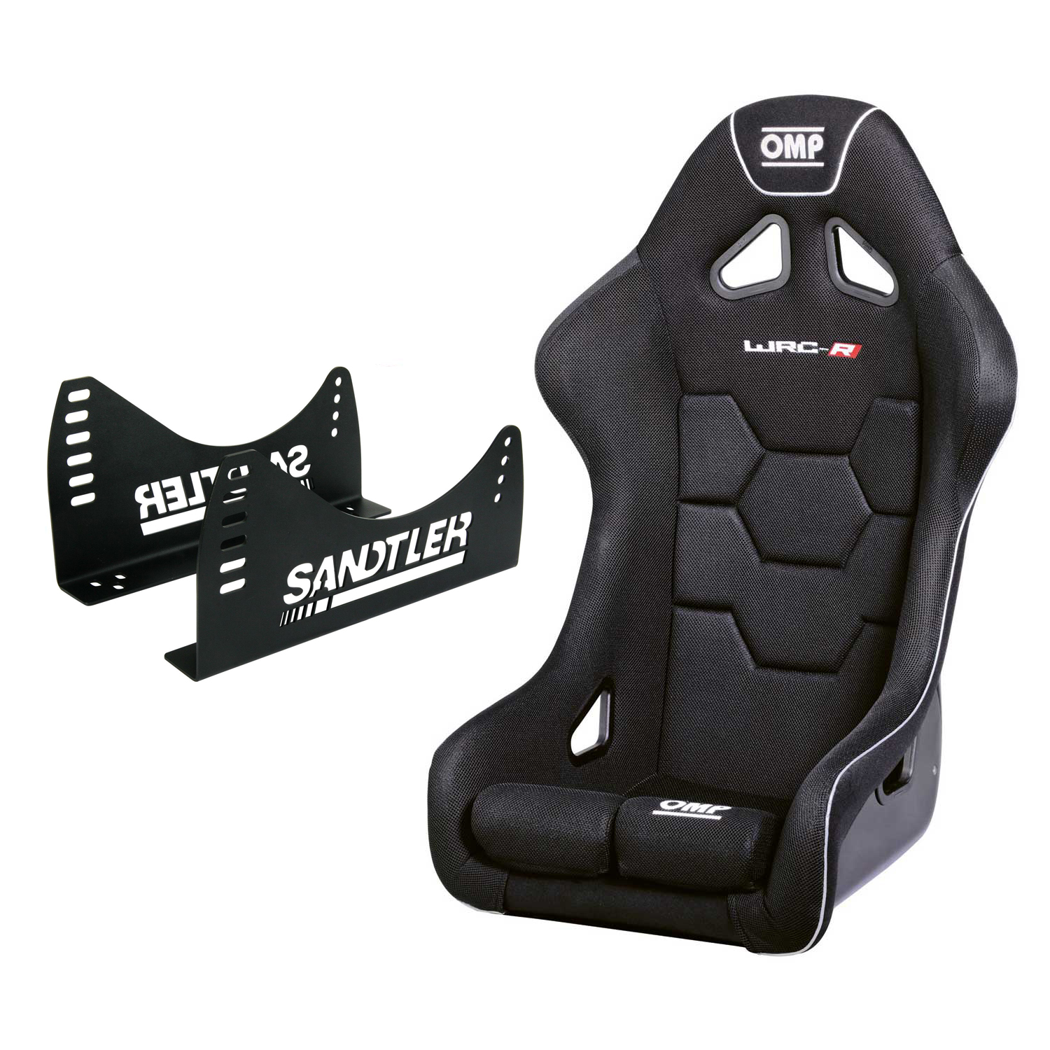 OMP Rennsitz WRC-R + Stahlkonsole (3030)