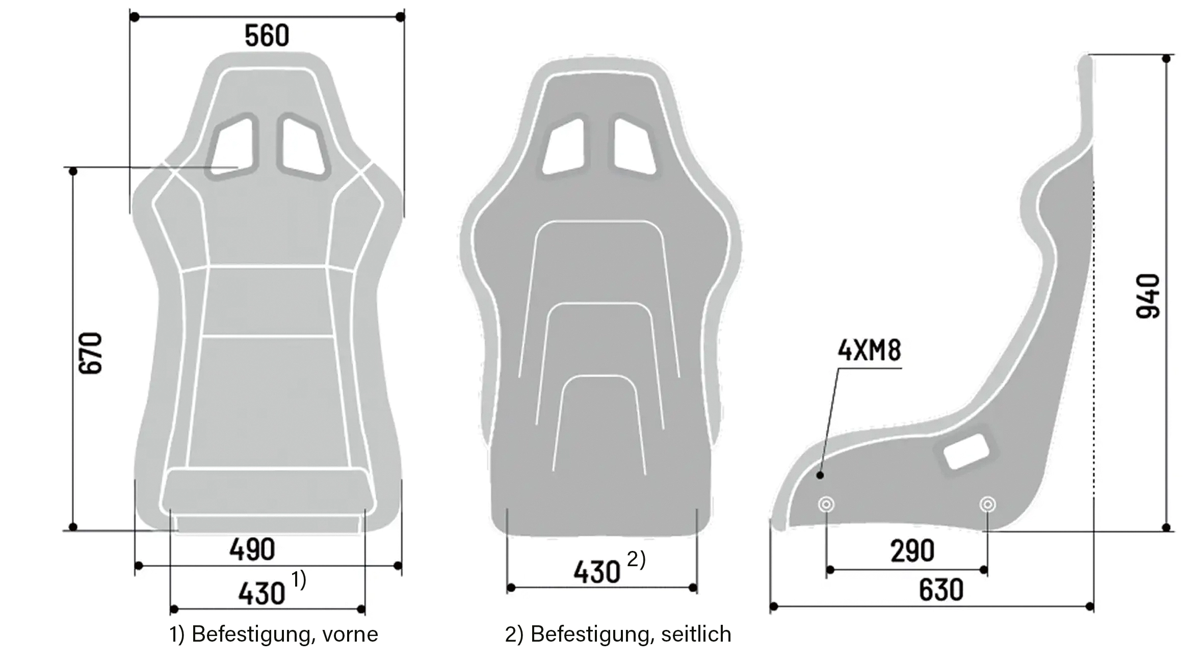 Sparco Rennsitz QRT-R + Stahlkonsole (3030)