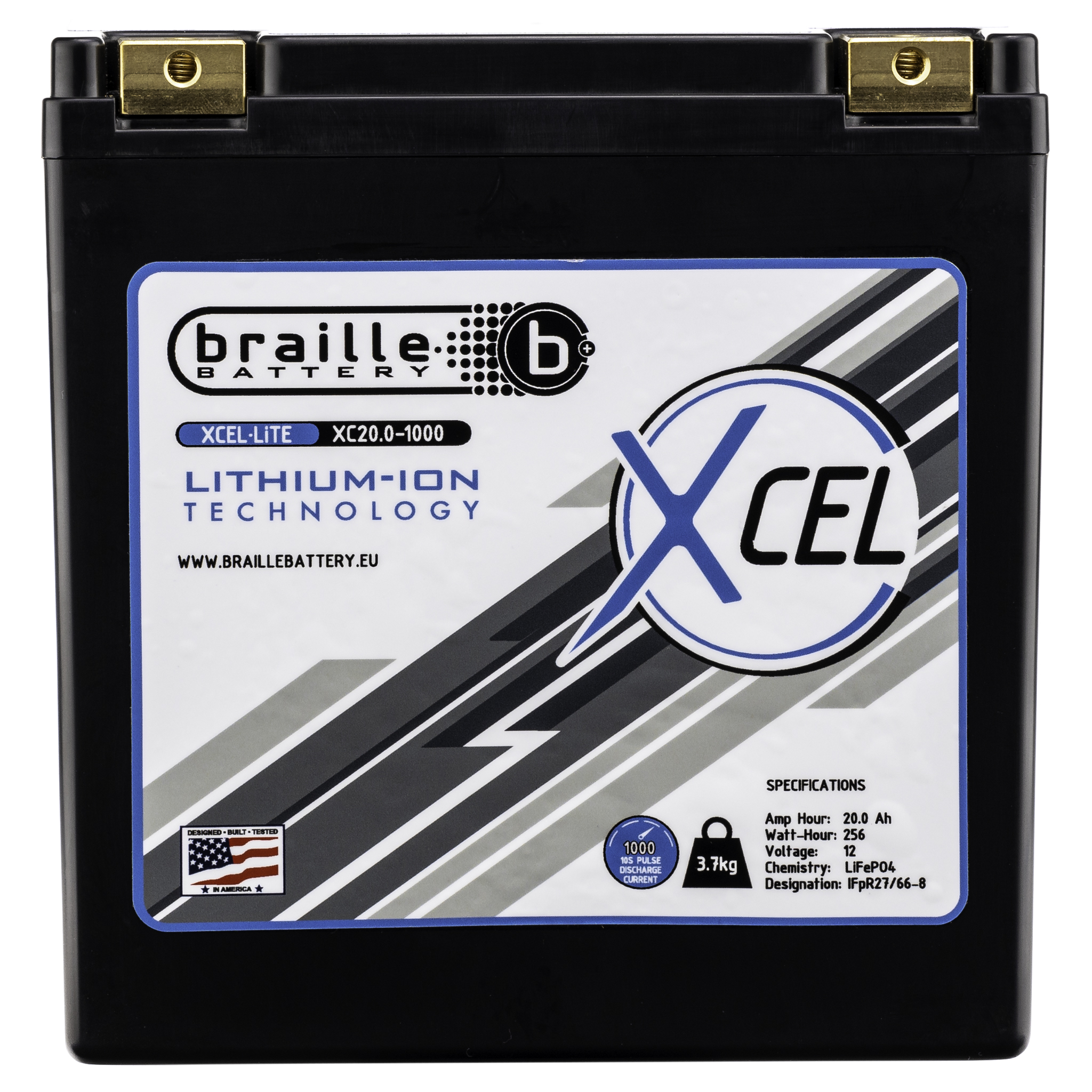 Braille Lithium-Batterie (Rechts +)