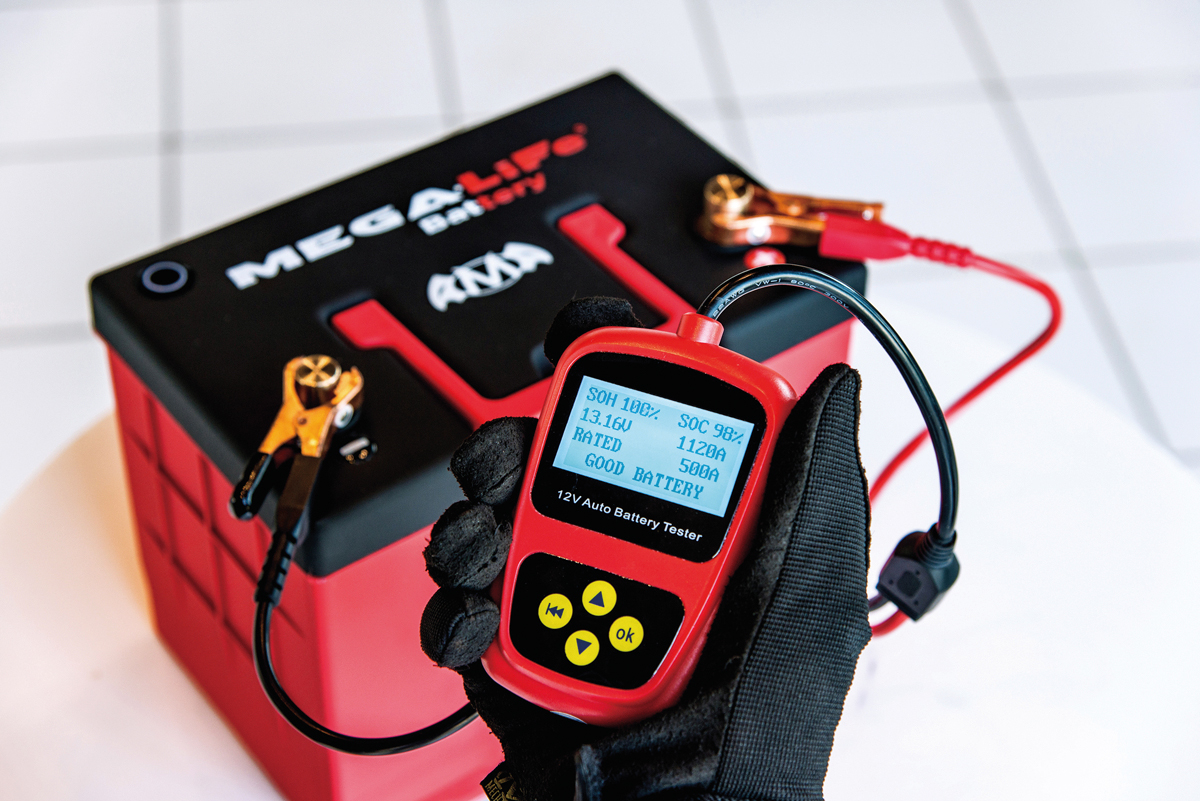 Megalife Batterietestgerät