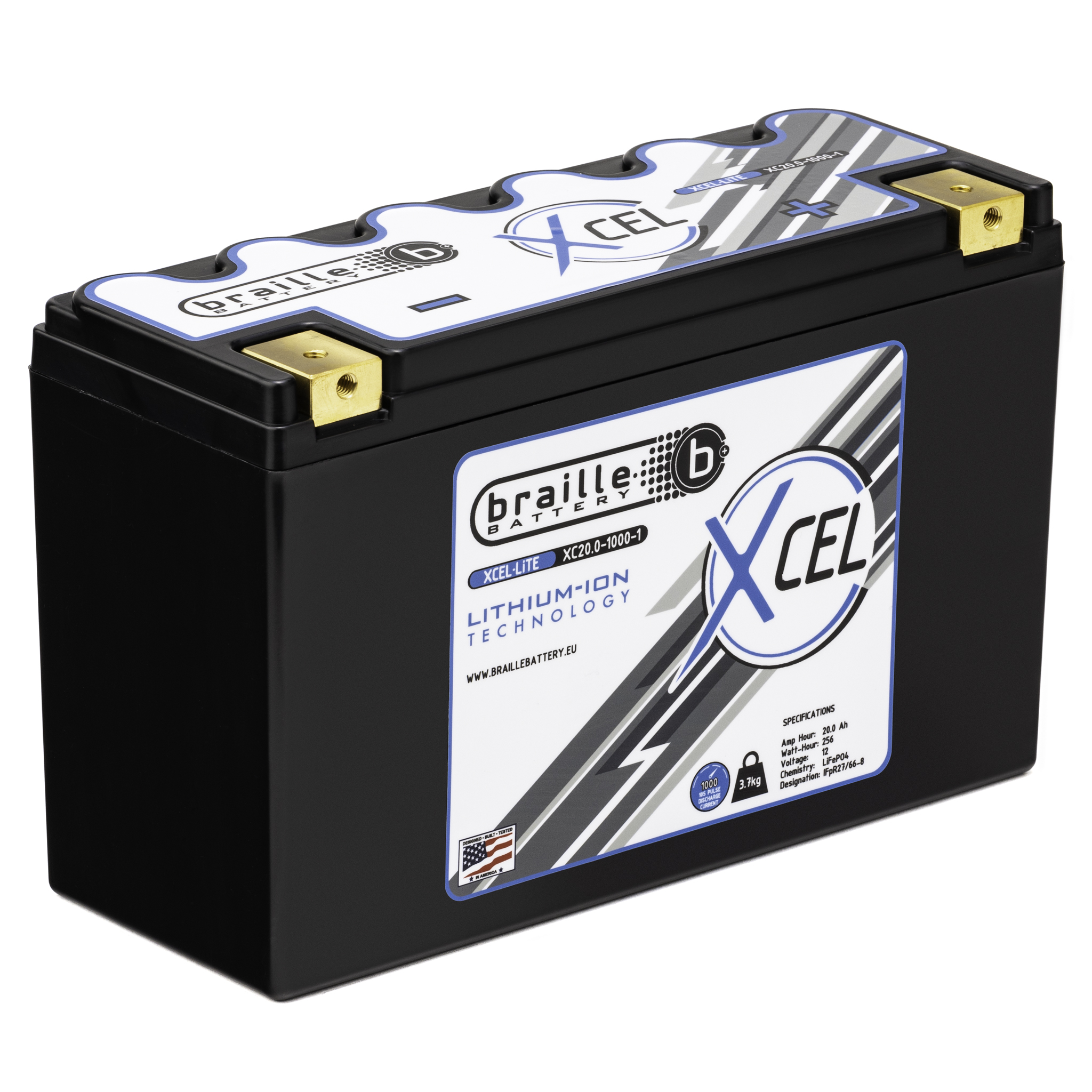 Braille Lithium-Batterie (Rechts +)