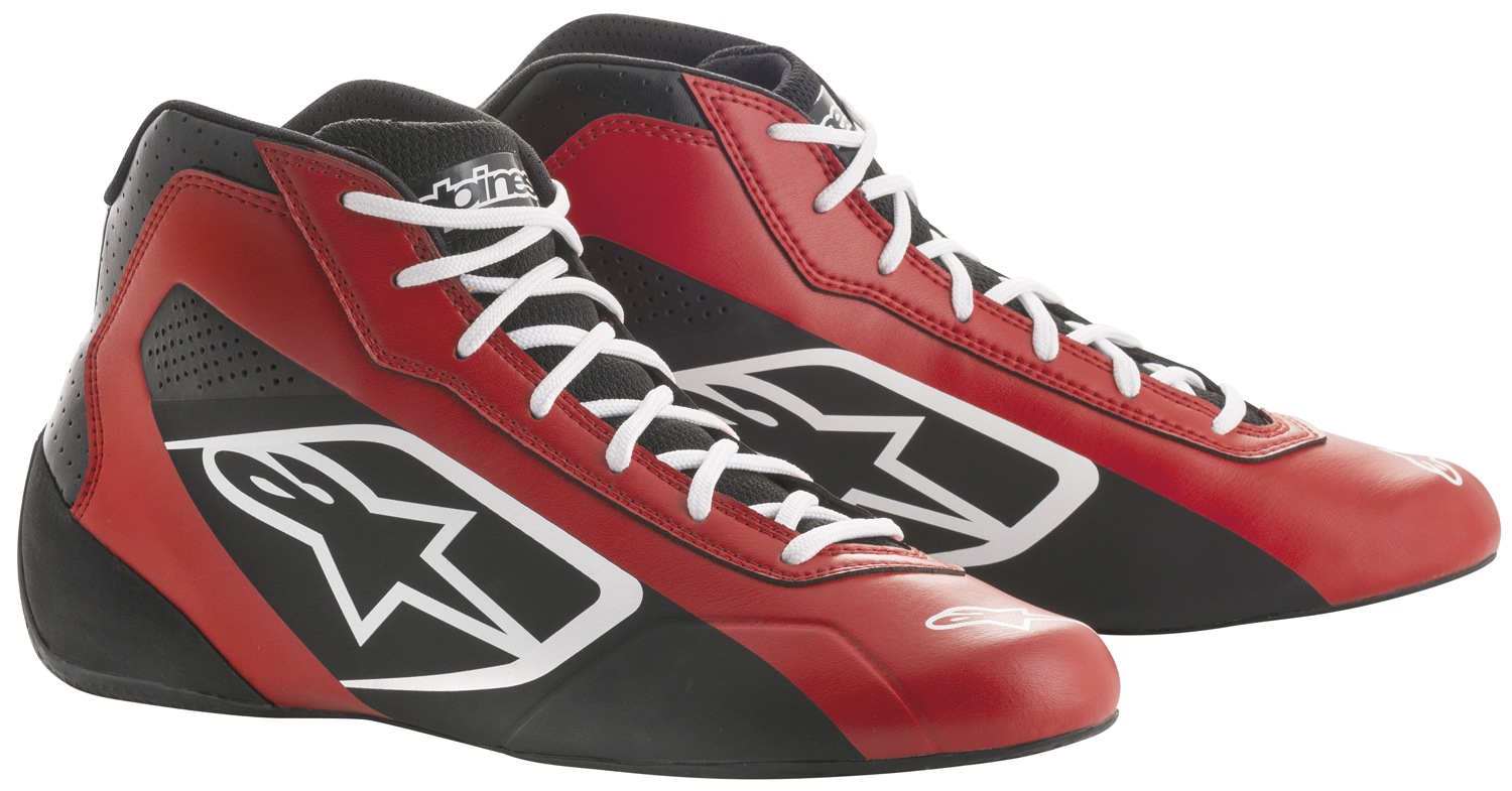 Alpinestars Kartschuh Tech 1K Start, rot/schwarz