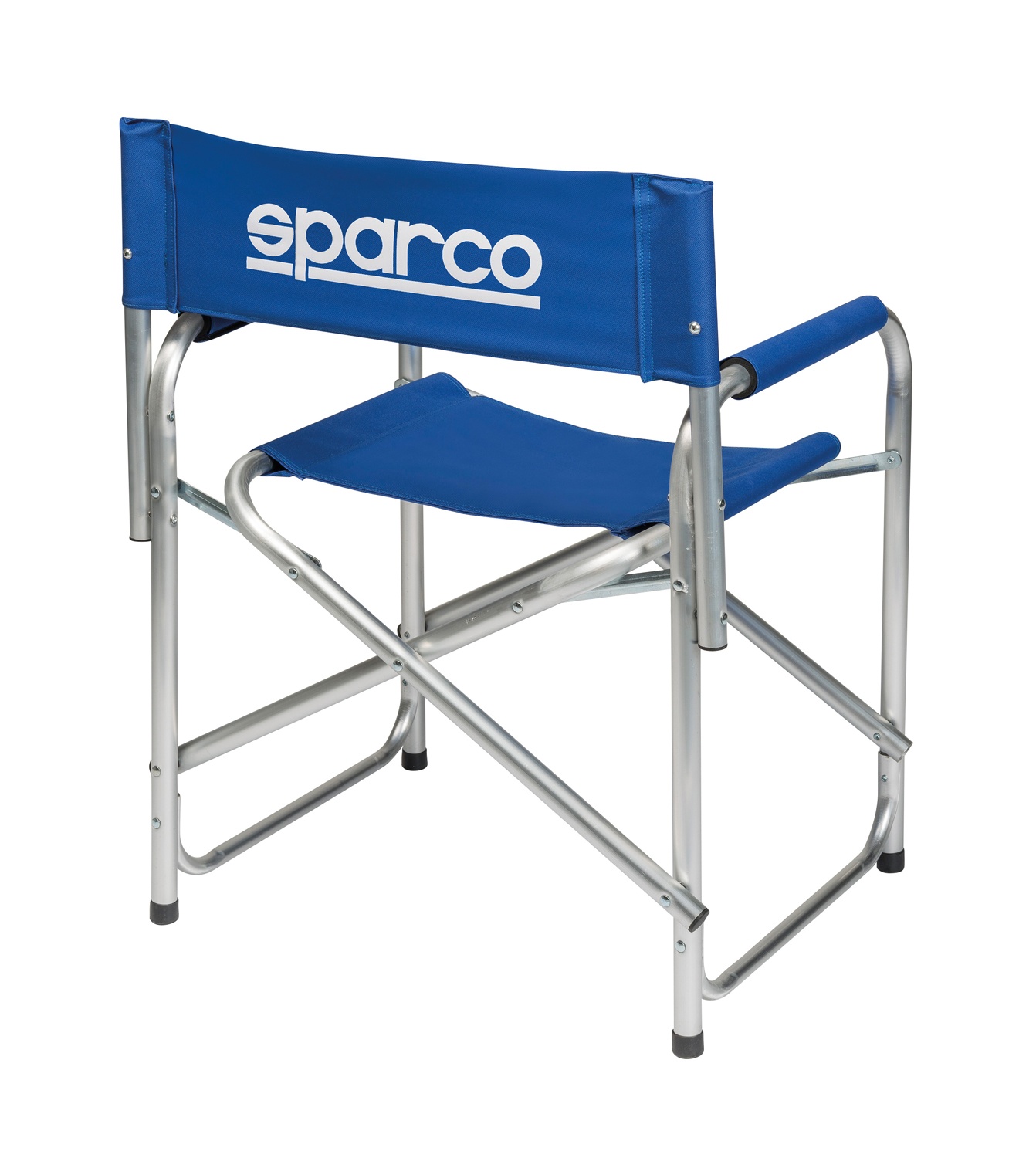 Sprach Aluminium-Regiestuhl, blau