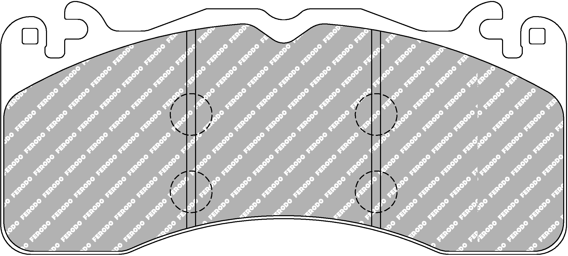 Ferodo Bremsbeläge DS 1.11, Vorderachse