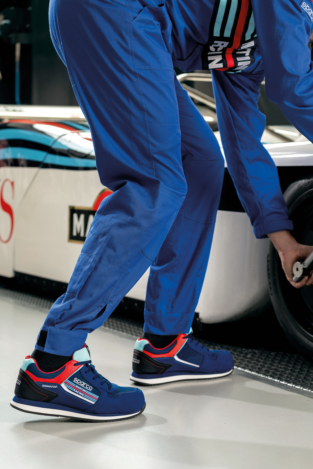 Sparco Mechanikerschuh Gymkhana | Martini Racing