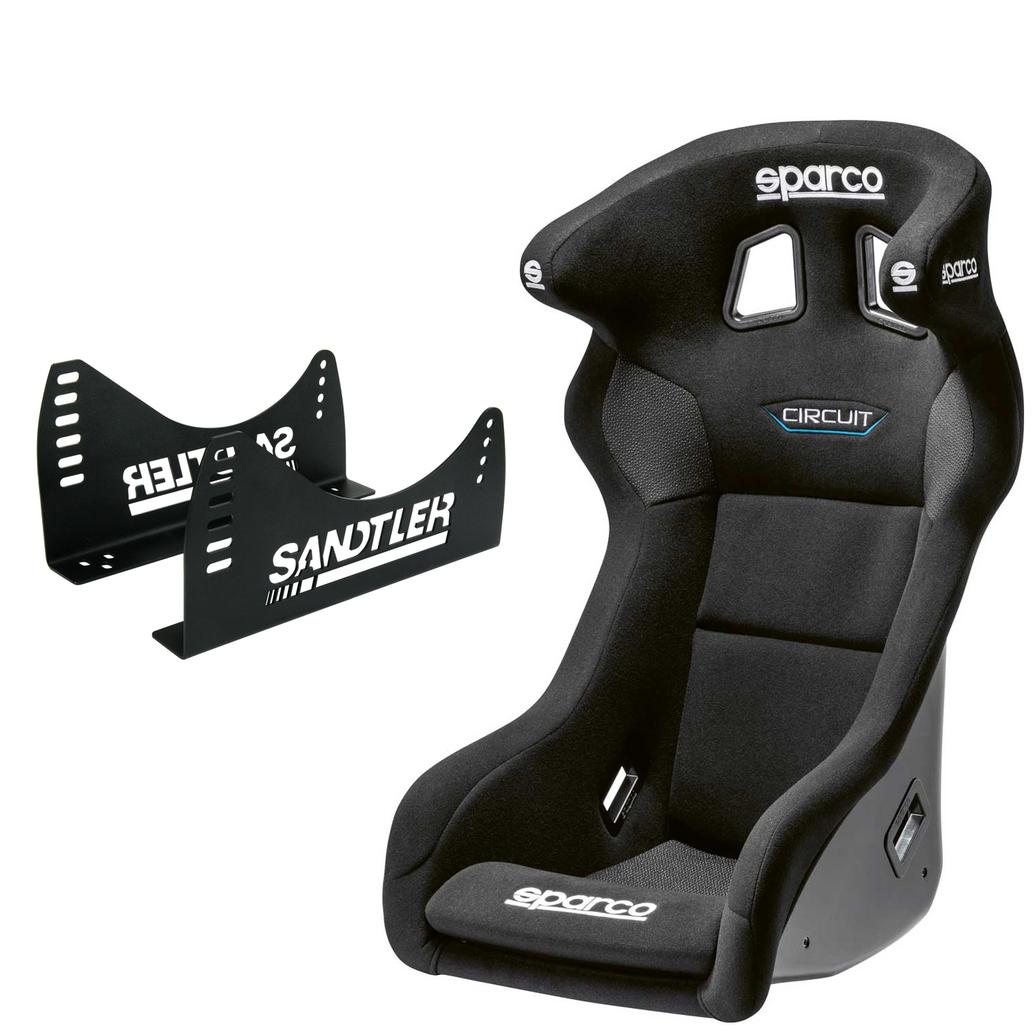 Sparco Rennsitz Circuit QRT + Stahlkonsole (3030)