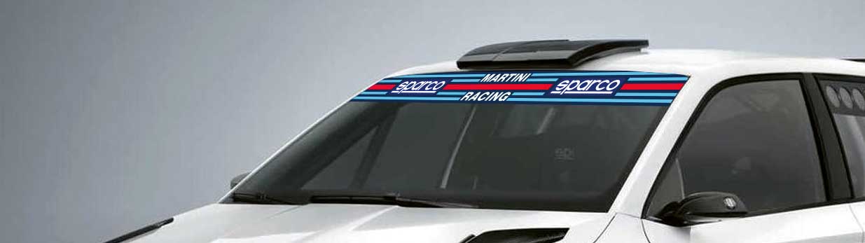 Sparco Frontscheibenaufkleber | Martini Racing