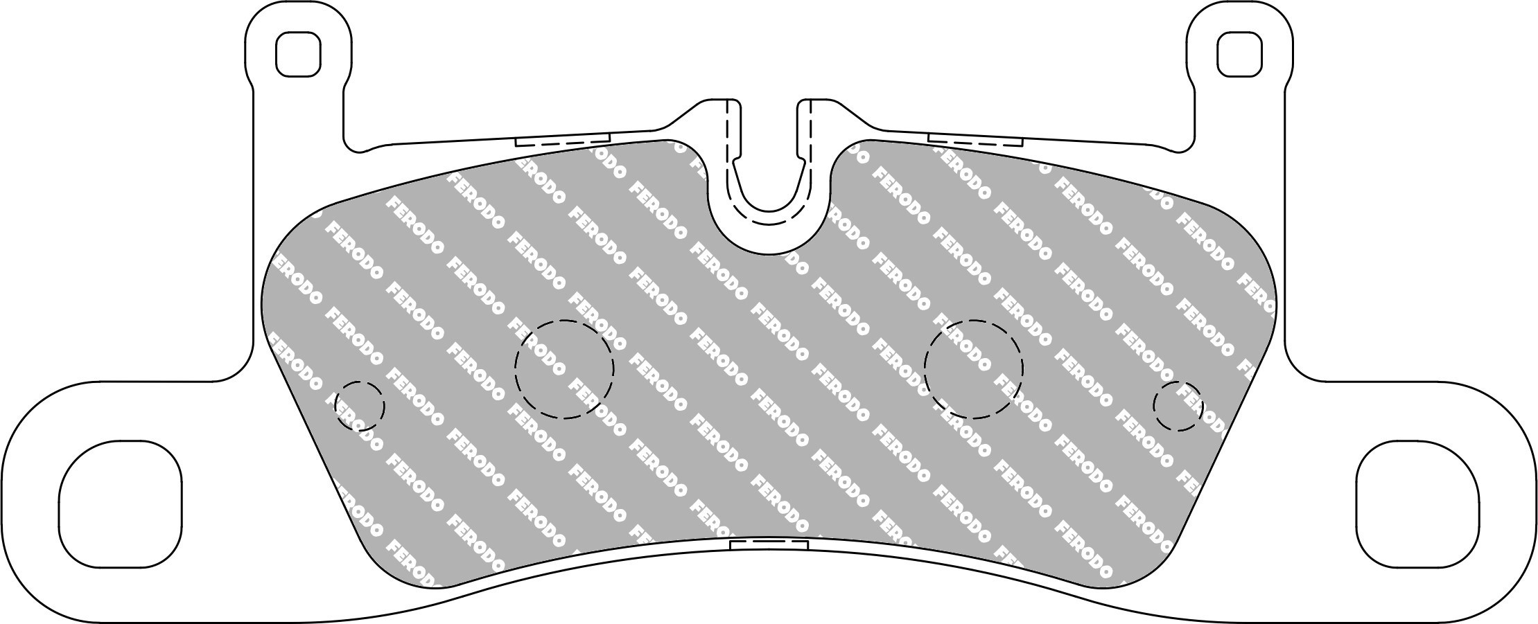 Ferodo Bremsbeläge DS 1.11, Hinterachse